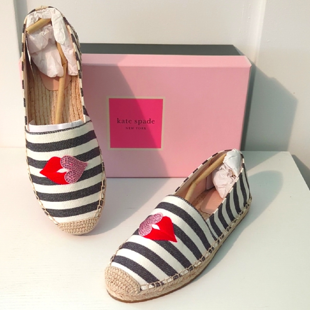 Kate Spade NIB 7.5 Gimlet Espadrilles
